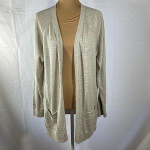 Banana Republic Gray Open Cardigan XL
